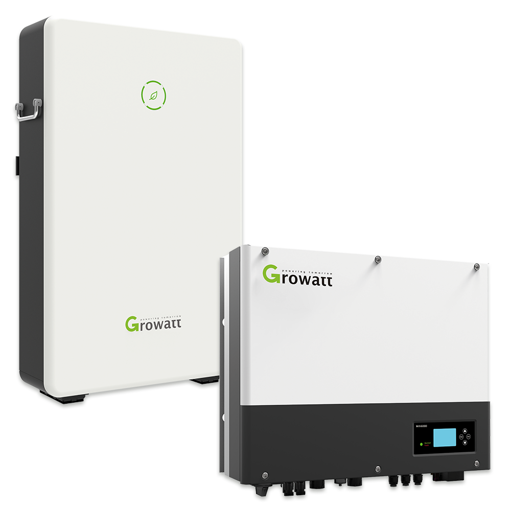 Solcelle inverter og batteri