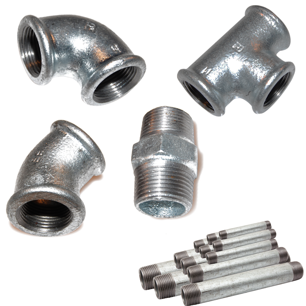 Galvaniseret Fittings