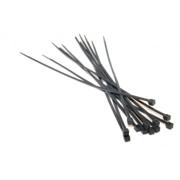 Kabelbinder sort 2,6 x 200 mm - 100 stk strips