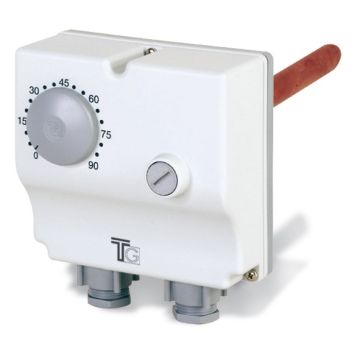 Oliefyrstermostat TG DTO dobbelt termostat 0-90°