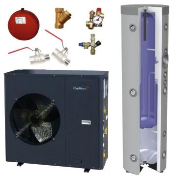 CopMax AS14 m/Multitank 180/100L Varmepumpesæt