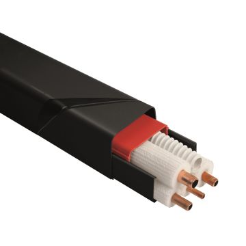 CopMax kabelkanal sort 80 x 60 mm 2 meter