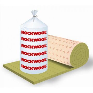 Rockwool 20mm lamelmåtte m/alufolie 10 meter