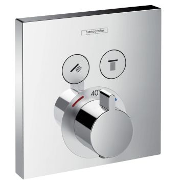 Hansgrohe Showerselect termostatbatteri med 2 udtag