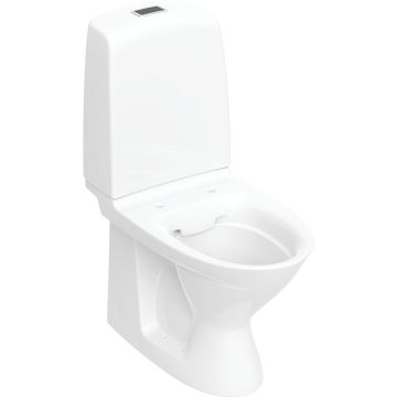Ifö Spira 6260 gulvstående toilet  S-lås og elektronisk skyllestyring netdrift, Rimfree