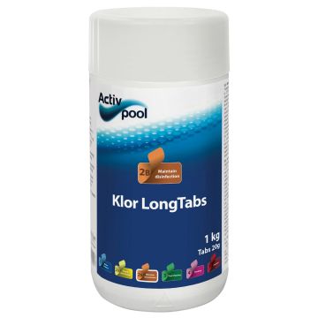 Swim & Fun pool Klor LongTabs Desinfektionsmiddel til pool