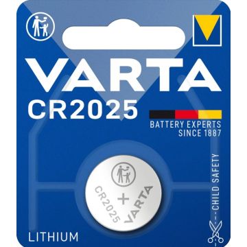 CR2025 lithium knapcellebatteri