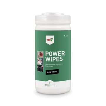 Tec7 Powerwipes renseservietter med glycerin - 70 stk.