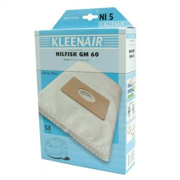 Kleenair NI 5 Nilfisk støvsugerpose + 1stk. filter