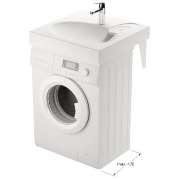 Claro plus m/håndvask, vaskemaskine og tørretrumbler