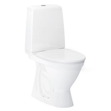Laufen Roca Victoria toilet med skjult S-lås excl. Toiletsæde