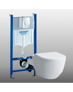 Grohe Rapid SL indbygningscisterne med Laufen skål