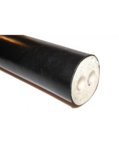 30 Meter præisoleret pex rør 2 x 32mm - Fjernvarmerør