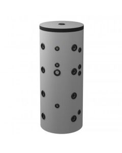 Eldom Akkumuleringstank med isolering og 2 spiraler 200 liter