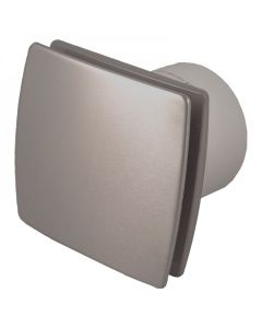 Vådrumsventilator komfort m/timer og hygrostat - Rustfri