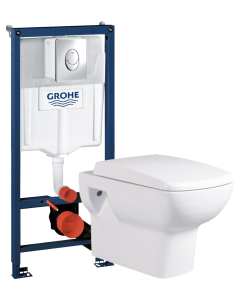 Grohe indbygningscisterne m/Flora toilet