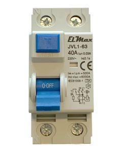 Fejlstrømsafbryder  2P 40A HFI afbryder  (RCD type AC)