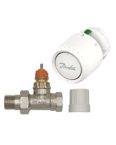 Danfoss Aveo termostat og TRV ligeløbende ventil