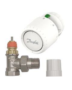 Danfoss Aveo termostat og TRV vinkel ventil