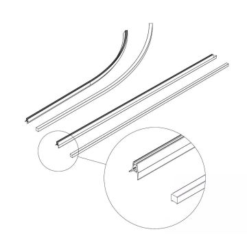 Dansani Gulvprofilkit - Halvrund modeller