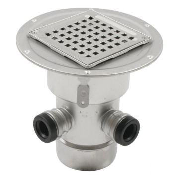 Blücher Gulvafløb rustfrit lodret til fliser med 2 sideindløb