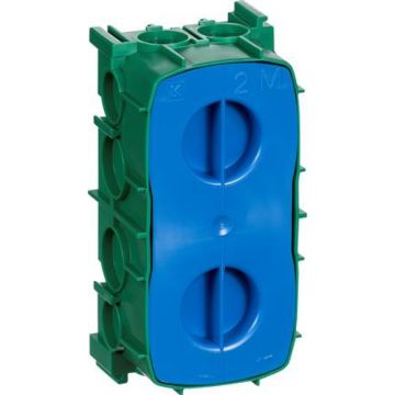 OPUS 66 dåse for indmuring grøn 2 modul