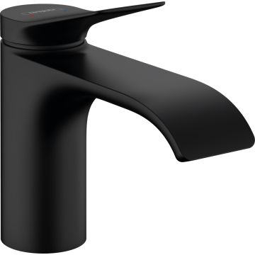 hansgrohe Vivenis håndvaskarmatur 80 uden bundventil mat sort