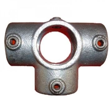 Pipe clamp tee med sideudgang 3/4"