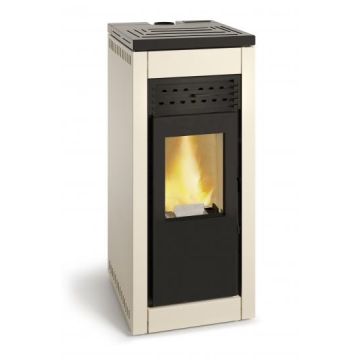 Musa Pilleovn 6 kW Hvid/sort