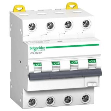 Schneider Acti9 16A Kombiafbryder HPFI 3P+N 16A