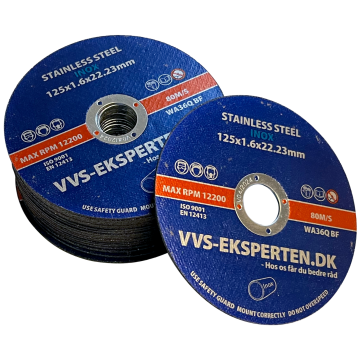 Skæreskive til vinkelsliber ø125mm / 1,6mm 25 stk.