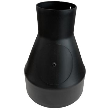 Røgrørsovergang med renseklap ø80-160 mm