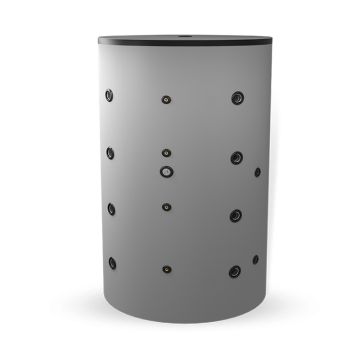 Akku tank m/1 spiral og isolering til varmepumpe