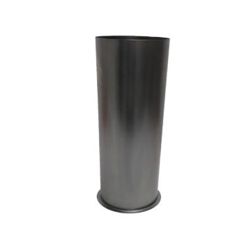 Murbøsning dobbelt 500 mm - Ø 150 mm sort