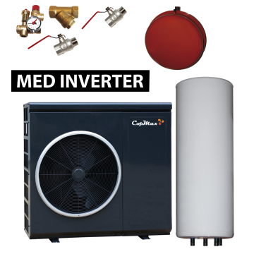 CopMax HS10V m/Akku tank 140 L Varmepumpesæt
