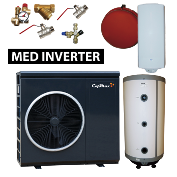 CopMax HS10V m/Multitank 200/37 L Varmepumpesæt