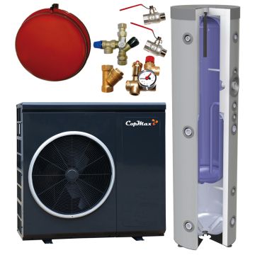 CopMax HS10 m/Multitank 180/100 L Varmepumpesæt
