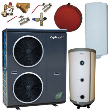 CopMax HS15 m/Multitank 200/37 L Varmepumpesæt