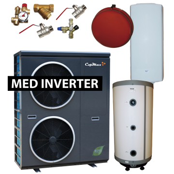 CopMax HS15V m/Multitank 200/37 L Varmepumpesæt