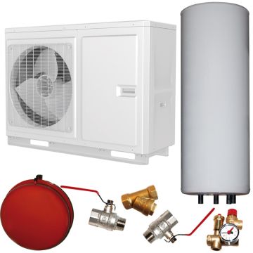 CopMax High Power SG varmepumpesæt m/Akku tank 140L m/isolering