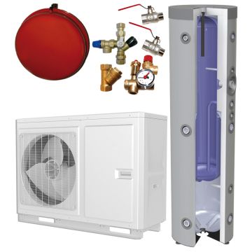 CopMax High Power SG varmepumpesæt m/Multitank 180/100 L