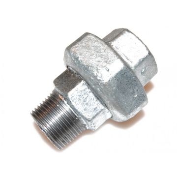 Galvaniseret union muffe/nippel