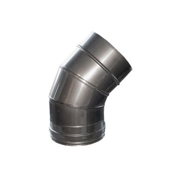 Stålforingsbøjning 45° Ø150 mm