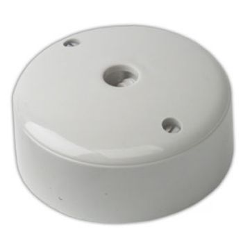 CSP Roset 4 leder hvid Udløbsroset Ø73 mm