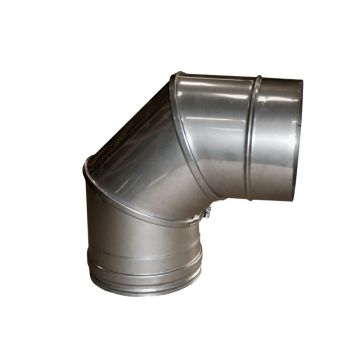 Stålforingsbøjning 90° Ø150 mm