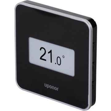 Uponor Smatrix Wave trådløs rumtermostat Style T-169 sort