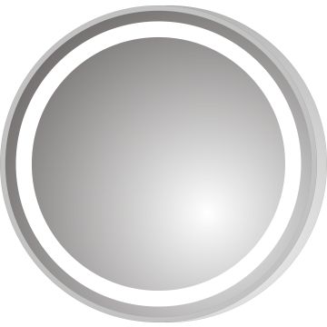 ZEN rundt LED spejl med Alu ramme