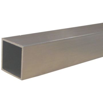 Aluminium profilrør Hulprofil kvadratisk 20x20mm - 2 meter