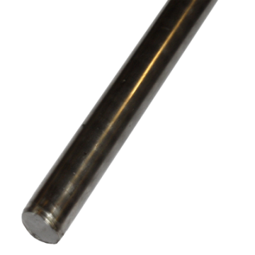 Rundstål sort - Stangstål 2 meter