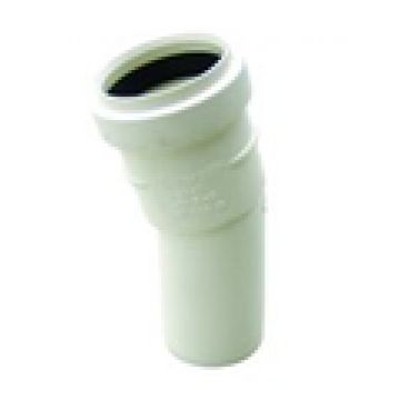 Hvid afløbsbøjning 32mm